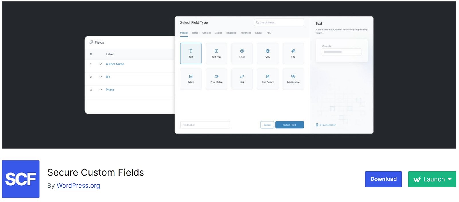 WordPress.org Releases New ‘Secure Custom Fields’ Plugin With ACF Pro Features – WP Tavern